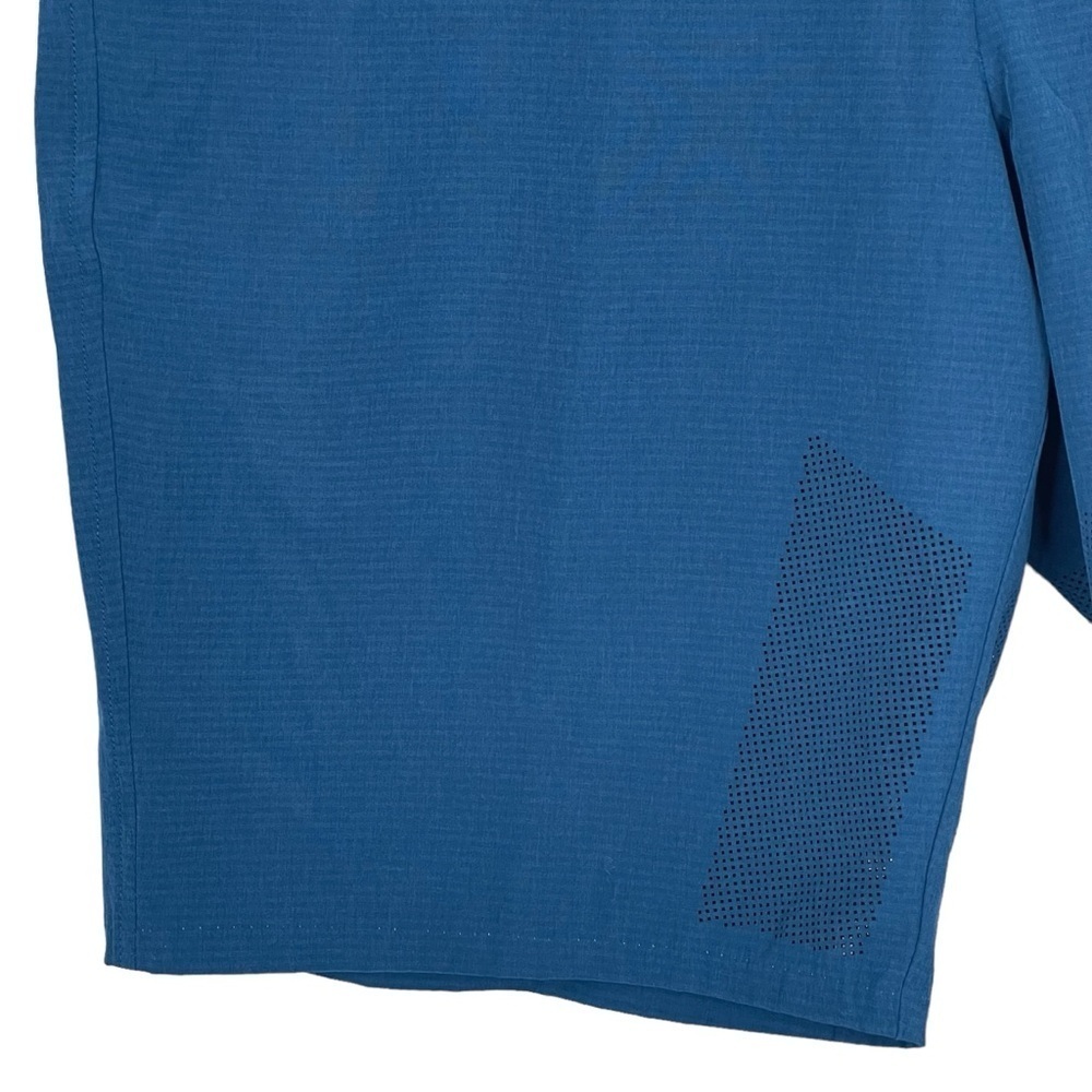 Dunning Golf Shorts Mens 36 x 10" Golf Performance Stretch Ventilated Blue - Picture 3 of 9